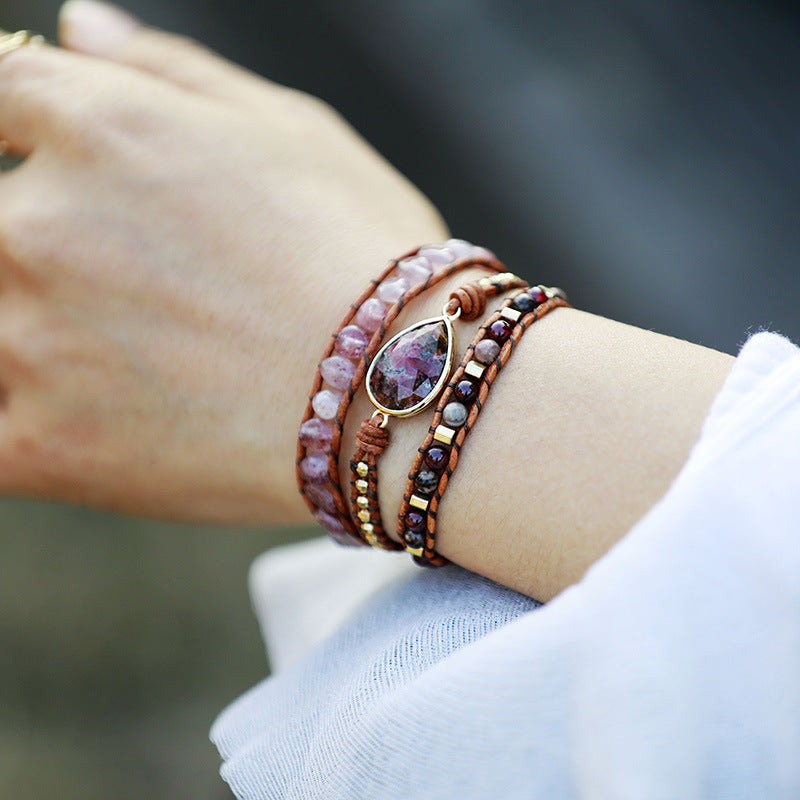 Natural Stone Layered Bracelet - Maria de Fatima Andrade