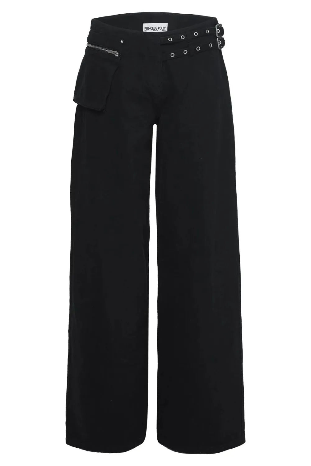 Wide Leg Jeans with Pockets - Maria de Fatima Andrade