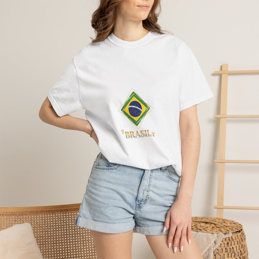 Brasil Flag T-Shirt — Vintage Brazilian Pride Tee