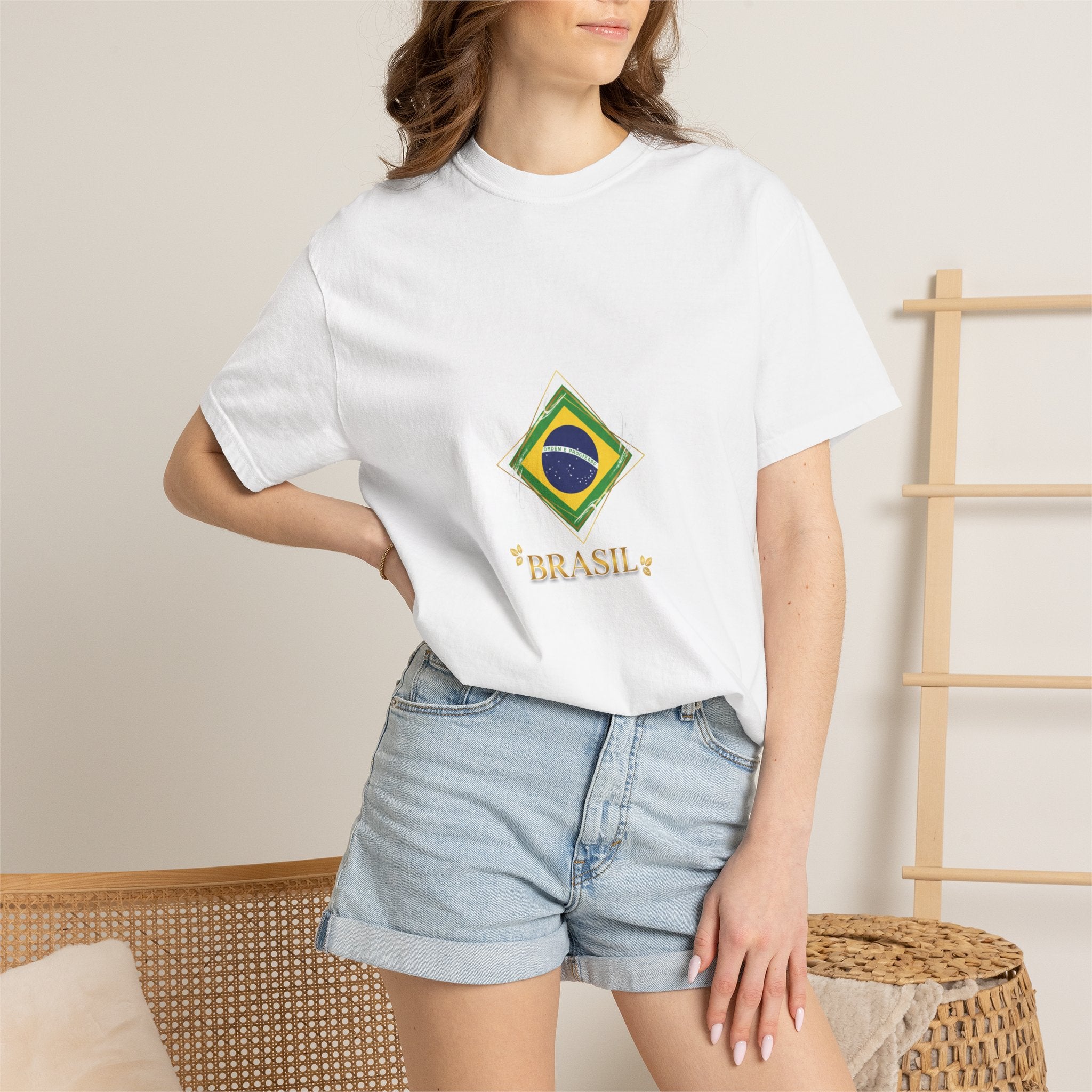 Brasil Flag T-Shirt — Vintage Brazilian Pride Tee
