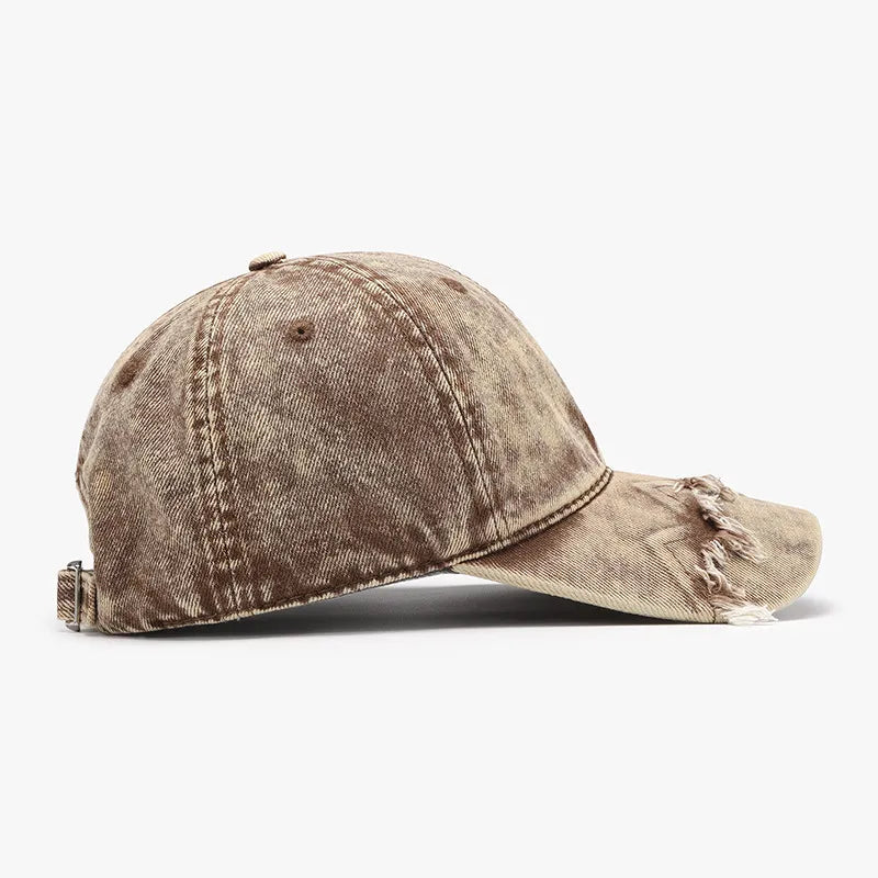Fringe Adjustable Cotton Baseball Cap - Maria de Fatima Andrade