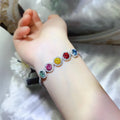 5 Carat 925 Sterling Silver Moissanite Bracelet - Maria de Fatima Andrade