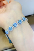 5 Carat Moissanite 925 Sterling Silver Bracelet - Maria de Fatima Andrade