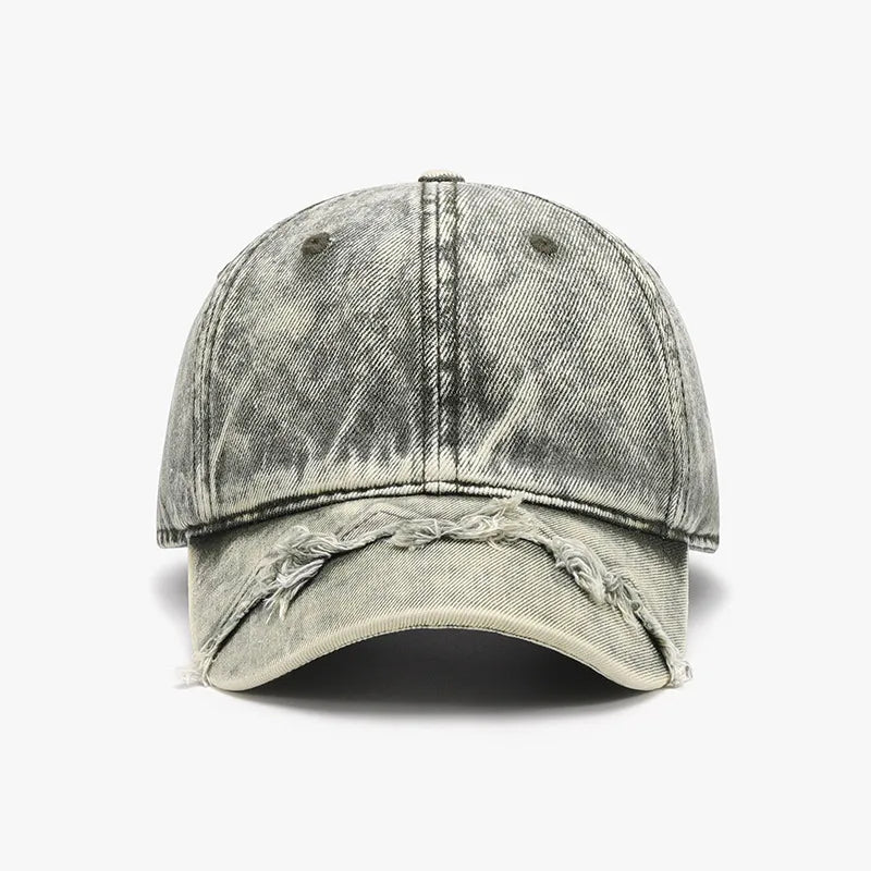 Fringe Adjustable Cotton Baseball Cap - Maria de Fatima Andrade