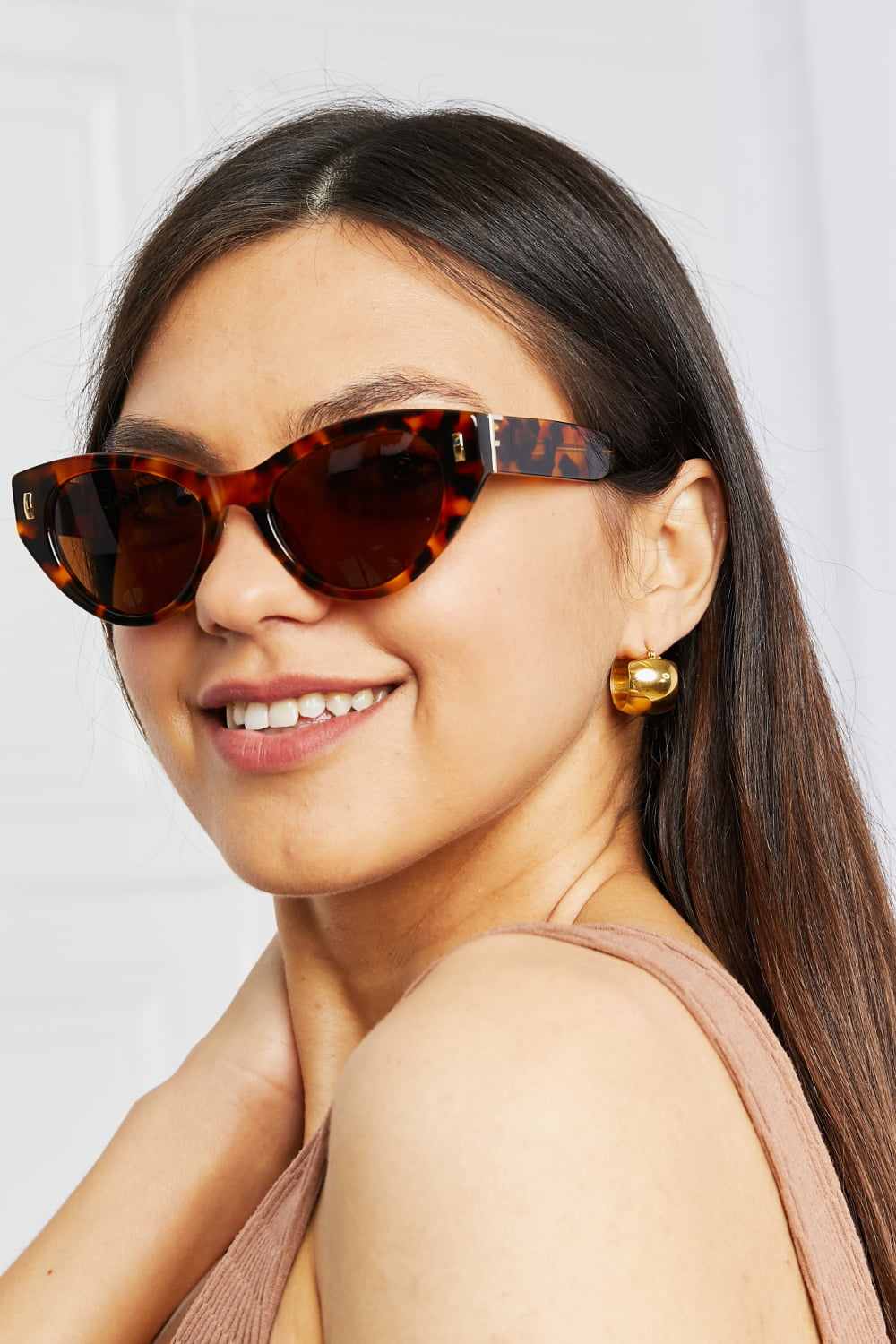 Tortoiseshell Acetate Frame Sunglasses - Maria de Fatima Andrade
