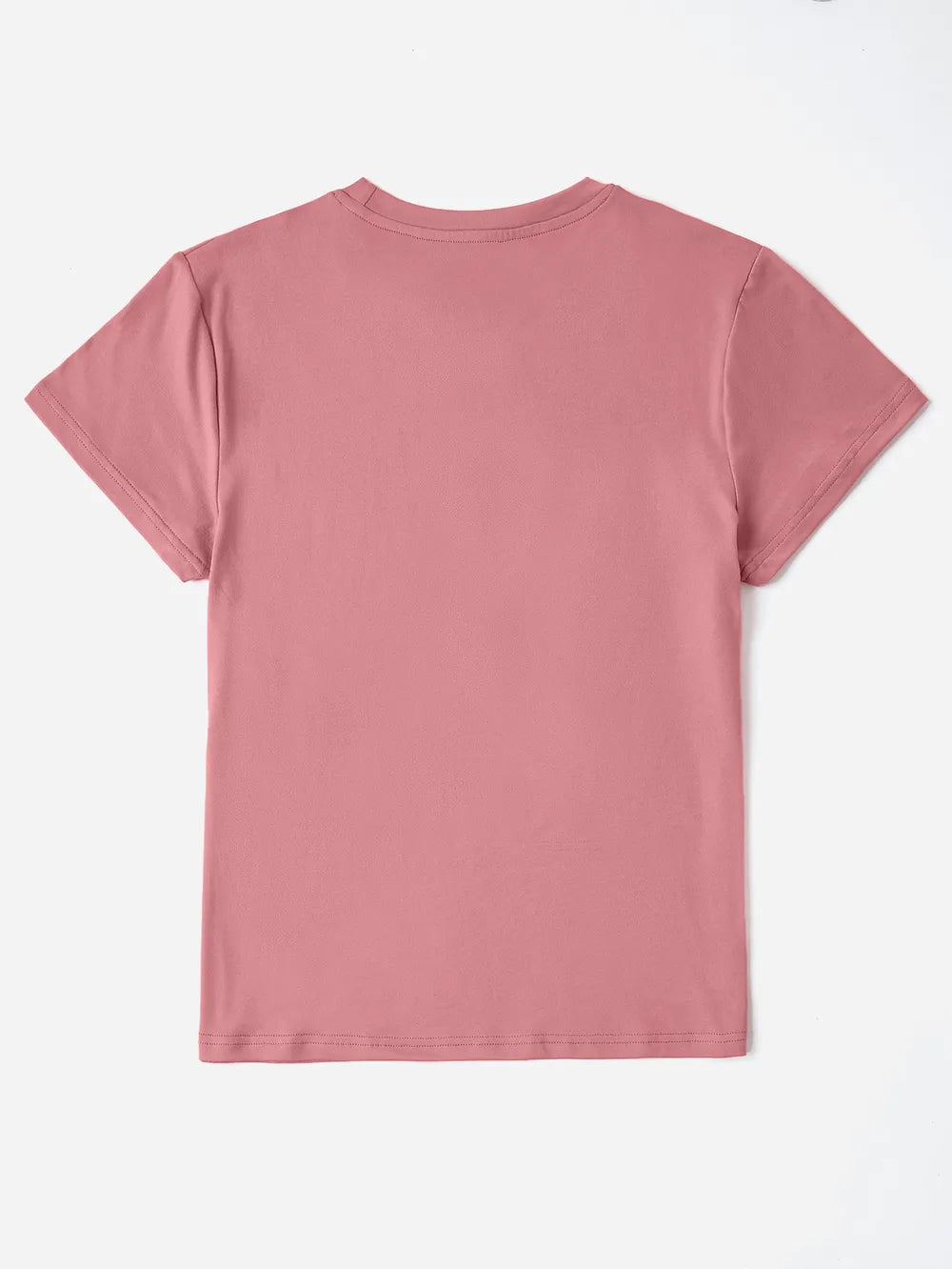 Happy Easter Round Neck Short Sleeve T-Shirt - Maria de Fatima Andrade