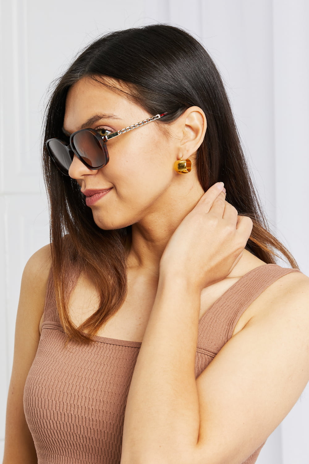 Tac Polarization Lens Full Rim Sunglasses - Maria de Fatima Andrade