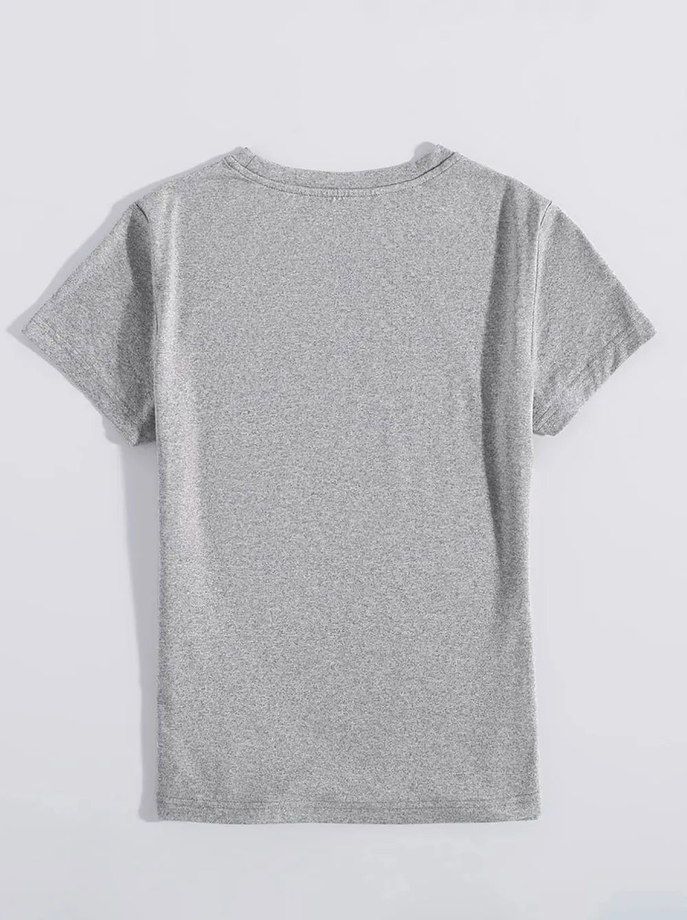 Happy Easter Round Neck Short Sleeve T-Shirt - Maria de Fatima Andrade