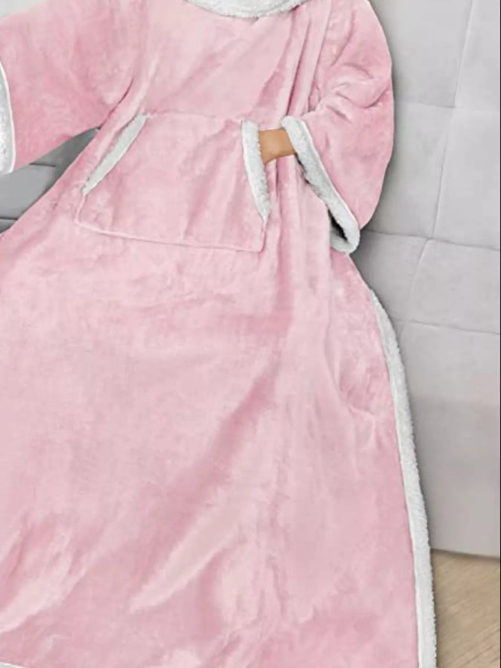 Oversized Wearable Blanket Hoodie Lounge Nightgown - Maria de Fatima Andrade