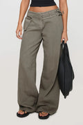 Wide Leg Jeans with Pockets - Maria de Fatima Andrade