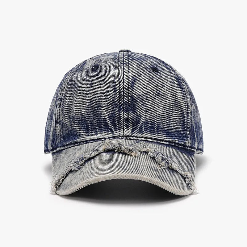 Fringe Adjustable Cotton Baseball Cap - Maria de Fatima Andrade
