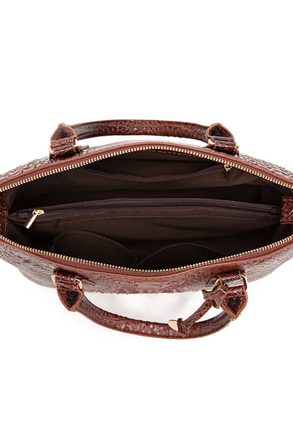 Gradient PU Leather Handbag - Maria de Fatima Andrade