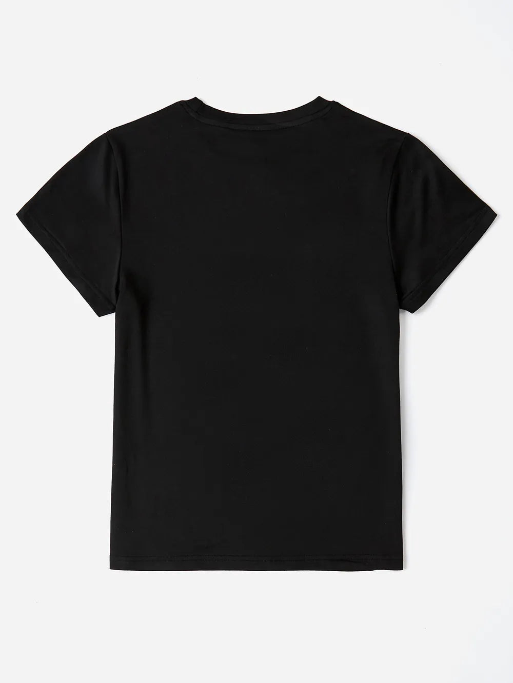 Happy Easter Round Neck Short Sleeve T-Shirt - Maria de Fatima Andrade