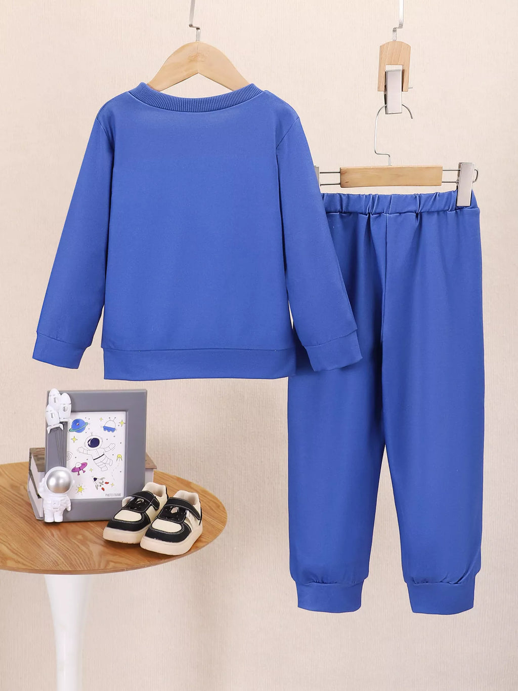 Children's Graphic Long Sleeve Top and Pants Set - Maria de Fatima Andrade