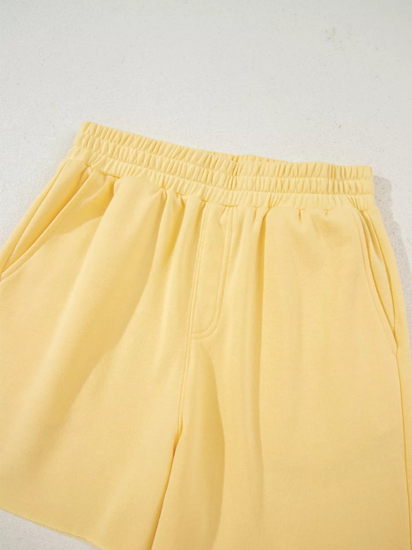 Button Collar Drop Shoulder Top and Shorts 2pcs Set - Maria de Fatima Andrade